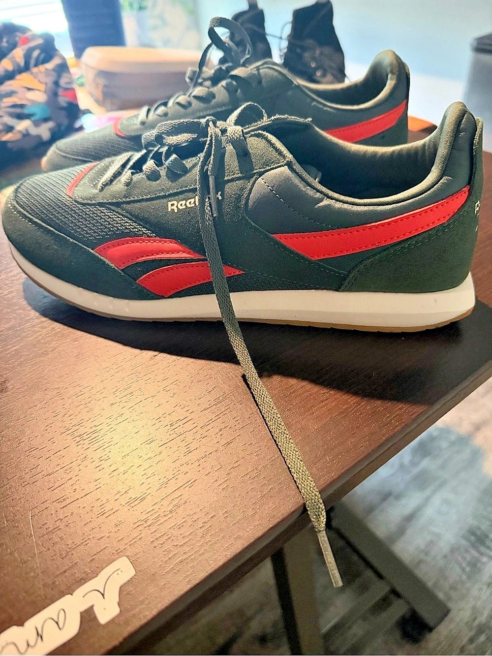 Reebok Glide Men's Sneakers Green & Red US 10.5